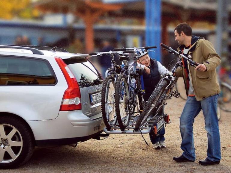 Перевозка велосипедов на автомобиле