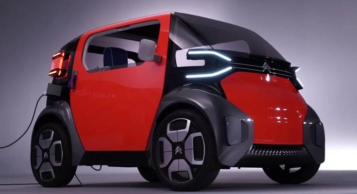Citroen представит новый электромобиль ami one concept на женевском автосалоне 2019 года