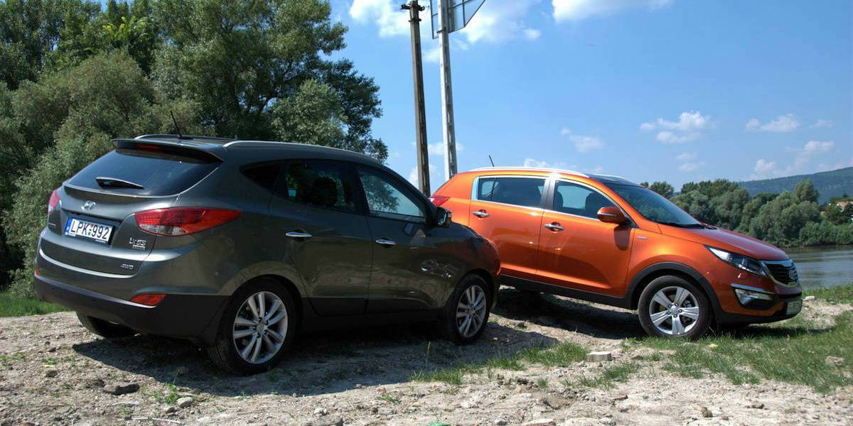 Двойняшки: KIA Sportage III против Hyundai ix35 I
