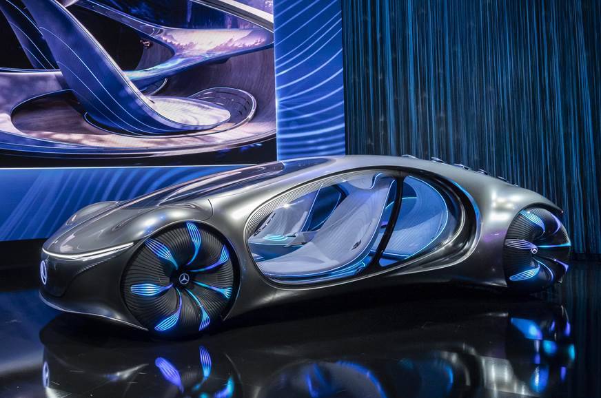 Mercedes-benz представил автомобиль будущего vision avtr из фильма аватар