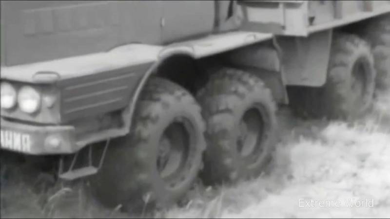 Советский колесный вездеход зил-э167, которому наплевать на любое бездорожье