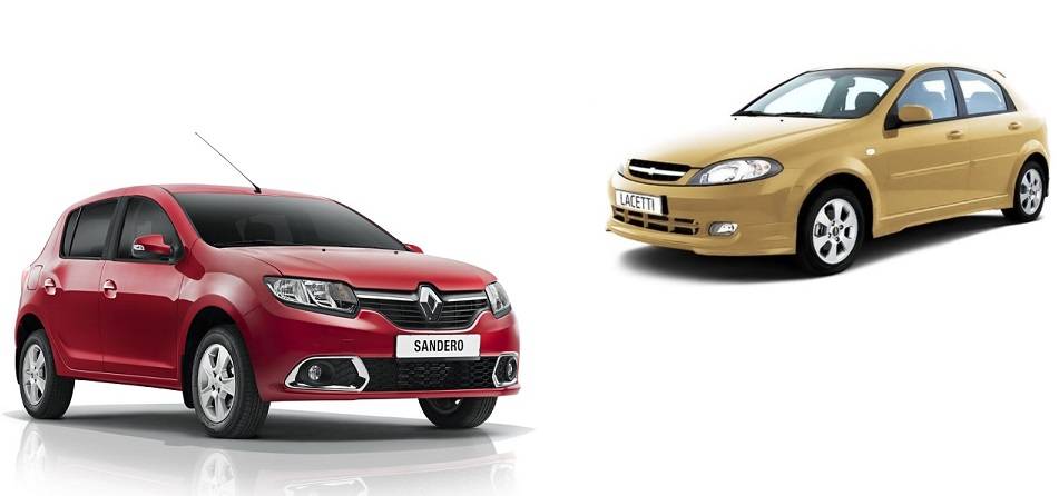 Выбираем компактный хэтчбек: Renault Sandero или Chevrolet Lacetti
