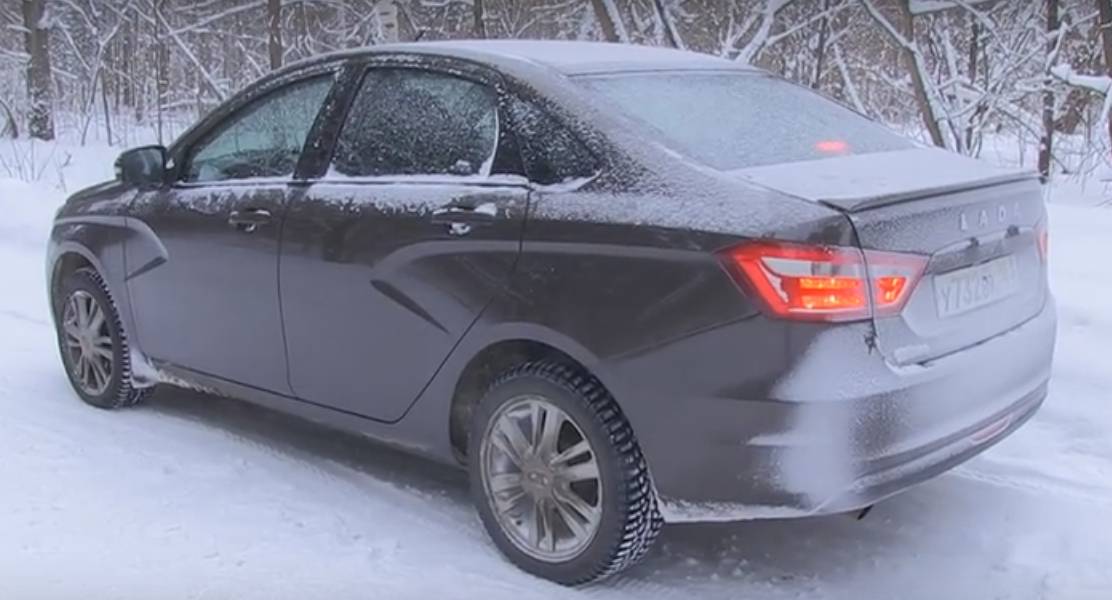 Lada Vesta 159 зима