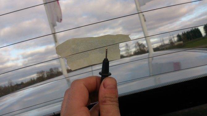 Токопроводящий клей для ремонта обогрева заднего стекла