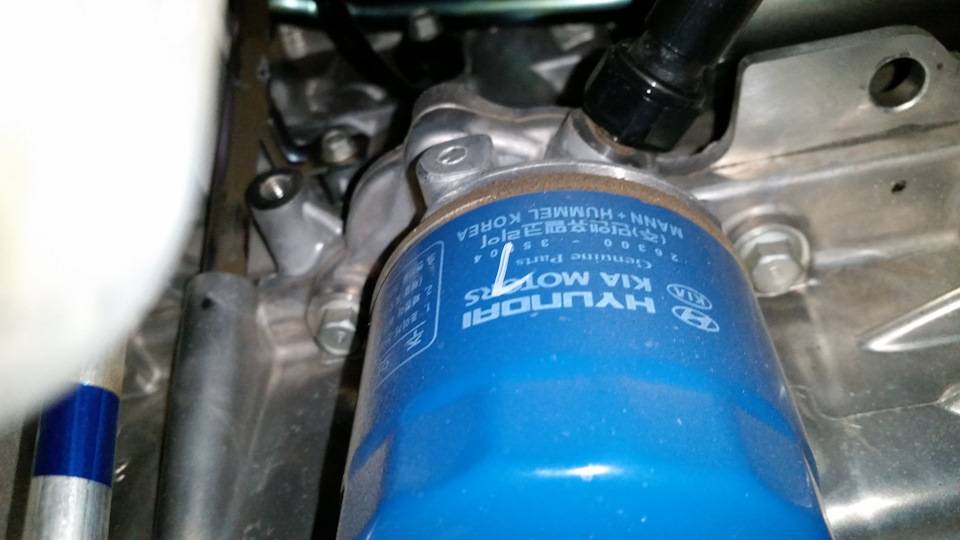 Как заменить масло в двигателе киа рио?