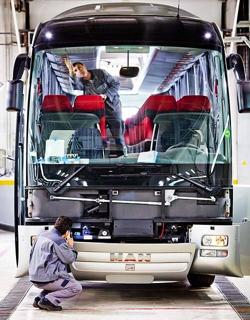 Репортаж с завода man: как производятся автобусы