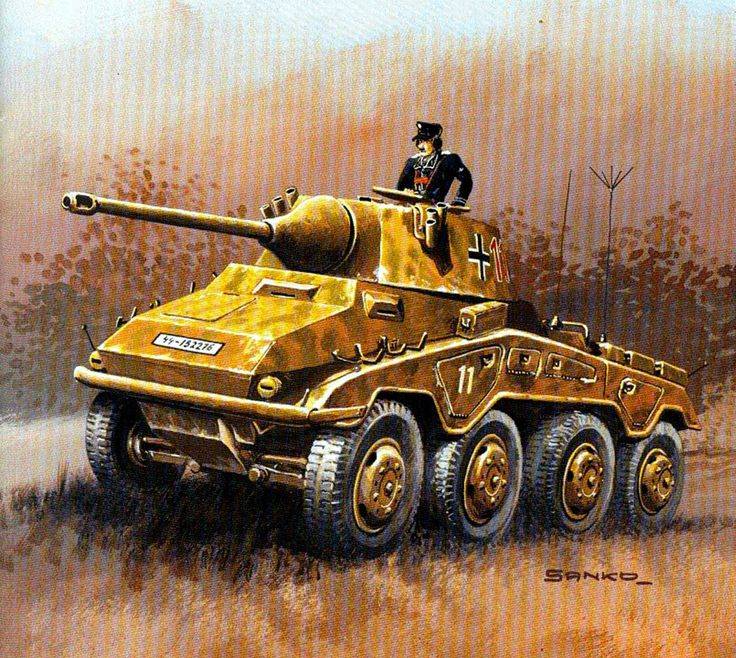 Тест драйв танков второй мировой войны. предки «бумеранга» - колесные танки второй мировой