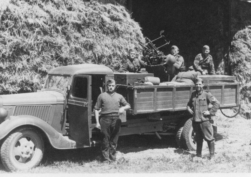 Грузовики ford на службе вермахта