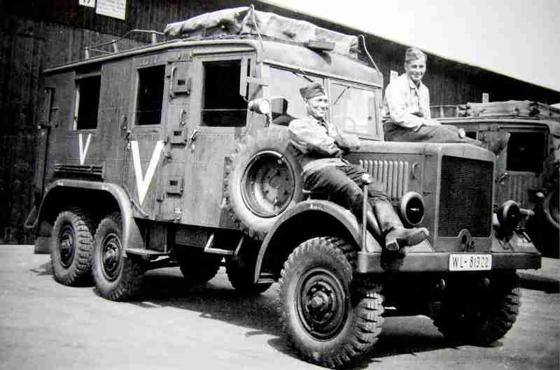 Немецкие военные грузовики второй мировой войны