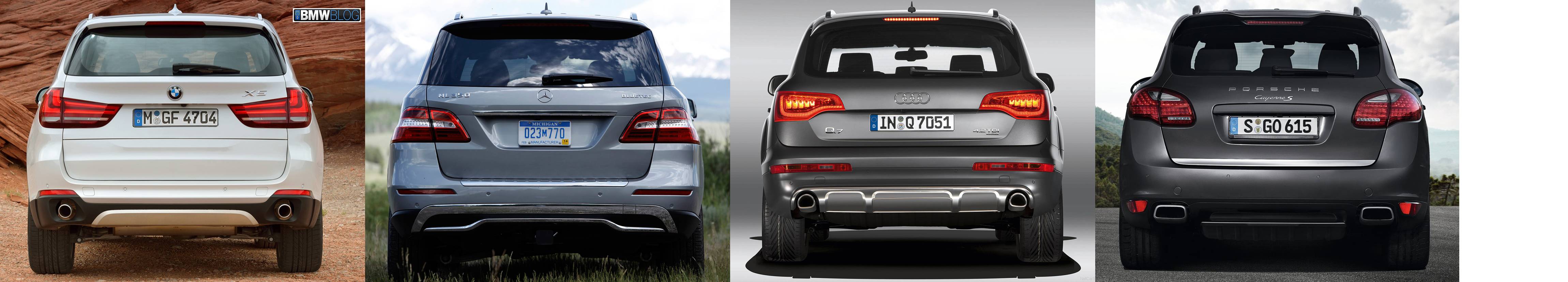 Немецкое противостояние: BMW X5 II против Audi Q7 I