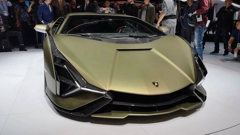 Lamborghini sian оказался самым безбашенным суперкаром франкфурта