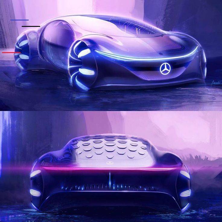 Mercedes Benz VISION AVTR — автомобиль будущего без руля и панели приборов